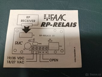 Relé platina FAAC - 3