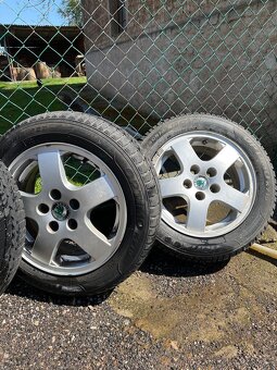 Originál Alu kola Škoda Fabia, letní pneu 185/60 R14 - 3