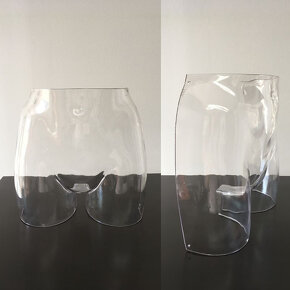 Transparentní výlisek boky - aranžérský prvek - 3
