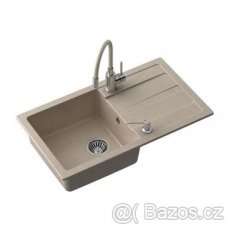 KUCHYŇSKÝ GRANITOVÝ DŘEZ STEINER PRIUS 130 + BATERIE + DÁV. - 3