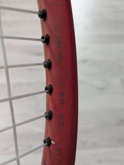 Prodám tenisovou raketu Wilson Clash V2 310g, grip #3 - 3