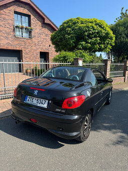 Peugeot 206 1.6 Benzín – TOP STAV, černý, kůže, STK 2027 - 3