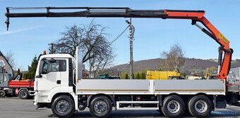 MAN TGS 35.500 - 8x4 - Valník + HR-PALFINGER PK 22002-EH C - 3