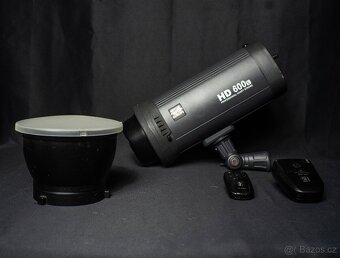 bateriový blesk Photon Europe HD600v + odpalovač pro Canon - 3