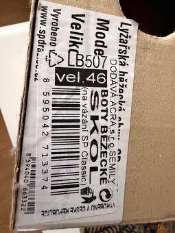 Lyžařské běžecké boty SKOL vel. 46 - 3