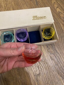 Moser Culbuto sklenicky na destilaty/panaky - 3