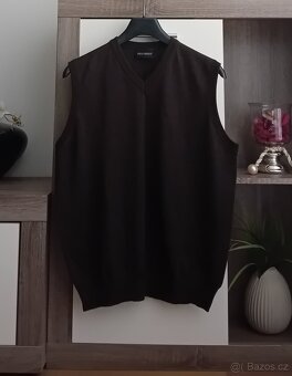Enzo Lorenzo pánská úpletová vesta vel. L/XL vlna nová - 3