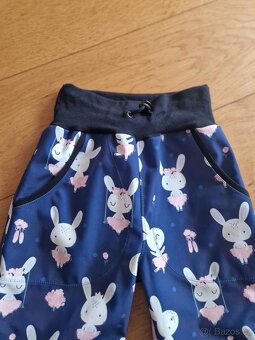 Softshellové kalhoty se zajíčky – šité na míru - 3