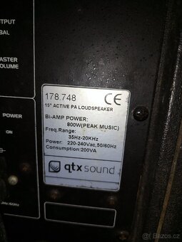 Aktivní reproduktor QTX 800W - 3
