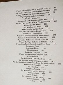 Prodám knihu pohádek v němčině Märchen aus Birma - 3