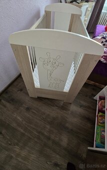 Dětská postýlka Drewex 60x120cm+matrace v záruce - 3