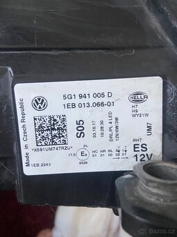 VW Golf 7, přední světla facelift r.v.. 2018 - 3