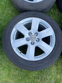 Audi r17 5x112 + letné pneu - 3