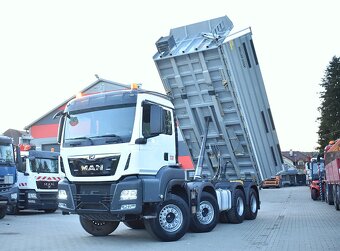 MAN TGS 35.500 8x4 - třístranný sklápěč + Bordmatik+ závěs - 3