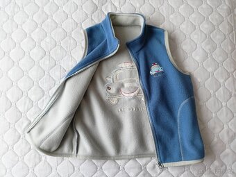 Dětská fleece vesta Policejní auto, vel 110-122 - 3