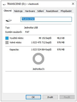 SD paměťová karta Transcend 1 GB, plně funkční  - 3