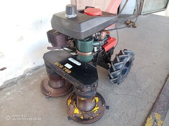 Dvoububnová sekačka BDR 700 motor Vari 2T funkční - 3