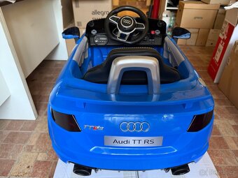 Elektrické autíčko Audi TT RS modré - 3