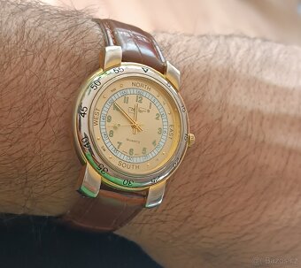 Luxusní pánské hodinky Philip Zepter Quartz _ NOVÁ BATERIE👍 - 3
