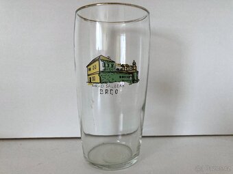 Sklenice s městem nebo místem - 3