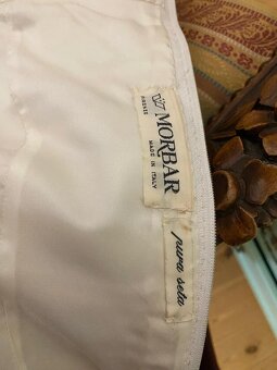 Nové společenské dlouhé hedvábné úzké minimalistické šaty - 3