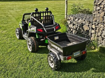 Dětské elektrické auto Peg-Pérego Polaris Ranger RZR + vlek - 3