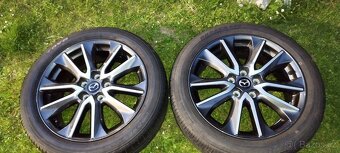 Alu sada kol Mazda 215/50 R18 letní top stav - 3