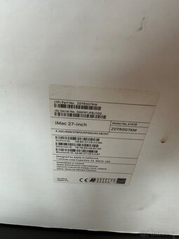 Apple iMac 27” Retina 5K (2017), i7, 40gb RAM, 3TB SSD, - 3