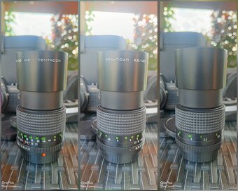 Praktica B100 s obj. MC Prakticar 2.8/28 mm a 2.8/135 mm - 3