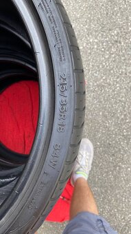 x4 sportovní pneumatiky 215/35 R18 – Green-Max a Continental - 3