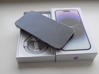APPLE iPhone 14 Pro 256GB Deep Purple - ZÁRUKA -100% BATERIE - 3