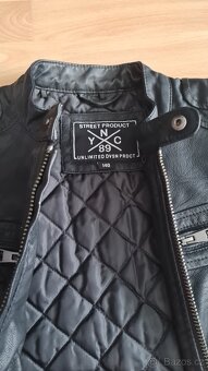 Chlapecká koženková bunda vel.140 - 3