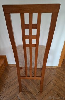 Prodám jídelní kulatý stůl, průměr 90 cm + 4 židl - 3