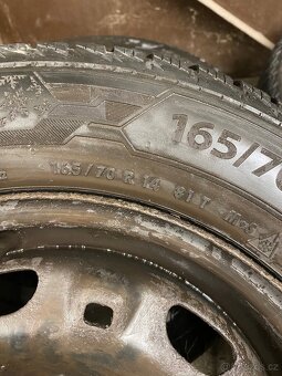 Kola 5x100, 165/70 R14 - ZIMNÍ PNEU, Octavia 1, Roomster… - 3