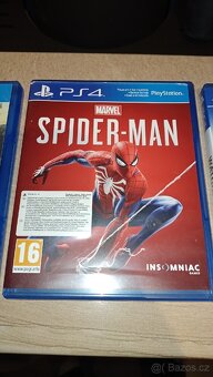 PS4 hry - Days Gone, Watch dogs 2, Spiderman - 3