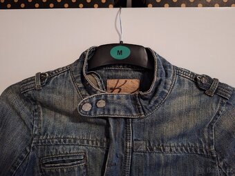 Bunda džínová sleva 50 % bunda Kenvelo vel. M - 3