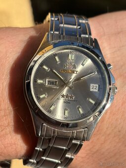 Hodinky Orient strybrny ciselnik - 3