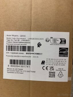 Samsung QB43B displej 43” 4K - 3