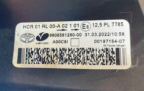 Nové 9808581280 Přední světlo levé, originál Toyota ProAce / - 3
