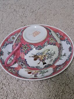 Šálek s podšálkem čínský porcelán - 3