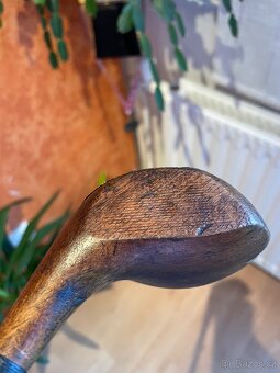Hickory hůl Brassie(spoon) - signováno J.H. Oke (cca. 1910) - 3
