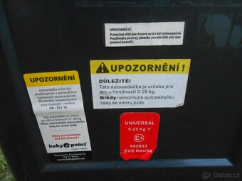 Autosedačka 9-25 kg - 3