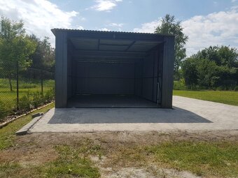 Plechová garáž 4x5m - 3