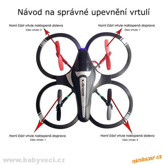 MACTOYS Kvadroptéra s LED osvětlením - 3