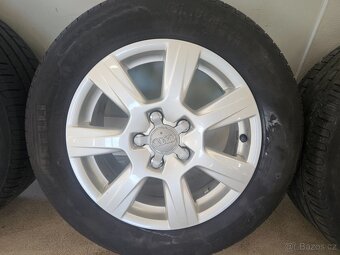 Alu Audi 7,5x16 ET 45 + pneu letní Pirelli 225/55/16 5-6 mm - 3