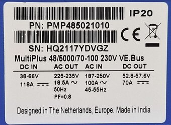 Victron Multiplus 48/5000/70 PMP485021010 - 3