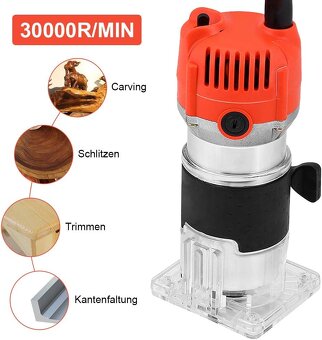 Elektrická ohraňovací frézka 580W - 3