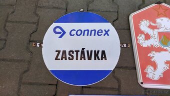 Smaltovaná cedule Propag Olomouc Lev znak Zastávka - 3