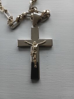 Zlatý řetěz s křížem. ★★★79g★★★ 14K ZLATO 585/1000 - 3