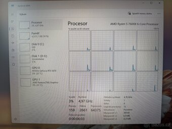 Herní PC | Ryzen 5 7600x, RTX 5070, 32GB DDR5, 1TB SSD - 3